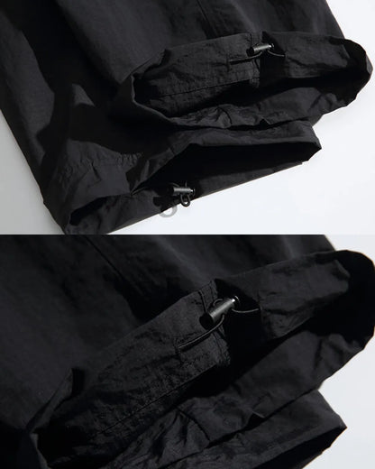 NYLON WIDE CARGO PANTS W1899