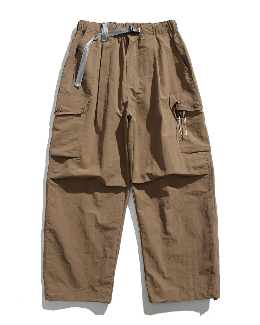 NYLON WIDE CARGO PANTS W1899