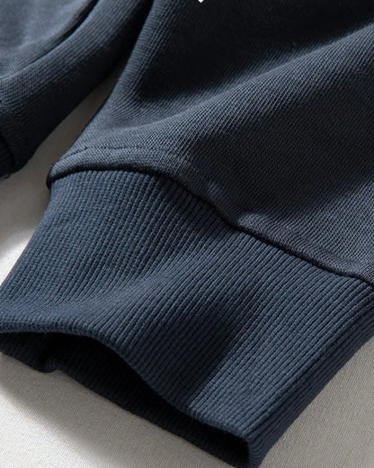 HALF ZIP STAND COLLAR SWEATSHIRT W1957