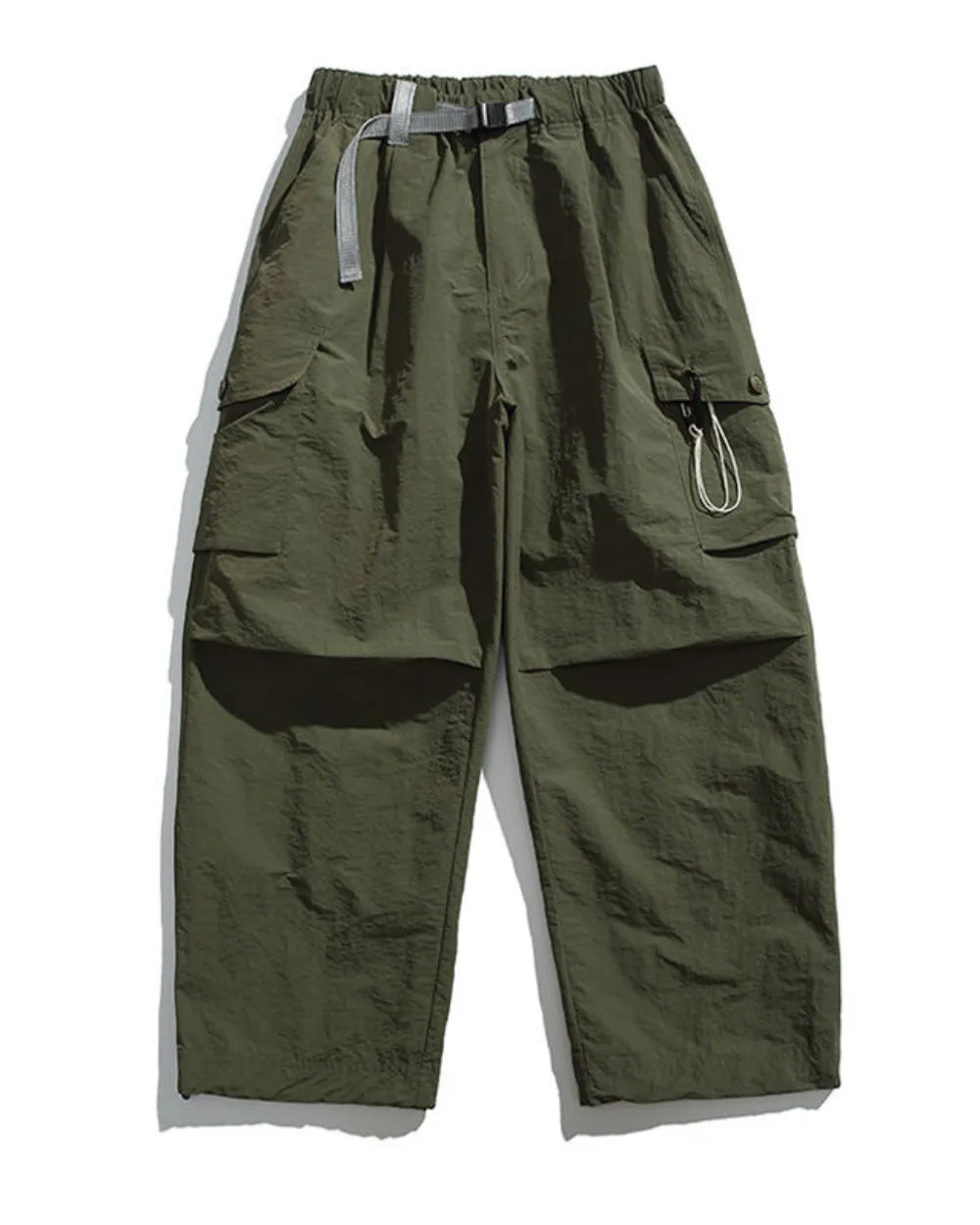 NYLON WIDE CARGO PANTS W1899