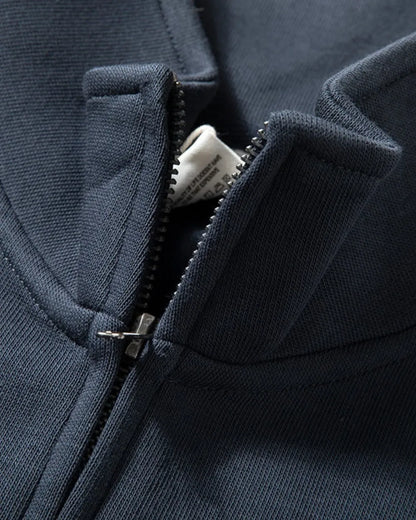 HALF ZIP STAND COLLAR SWEATSHIRT W1957