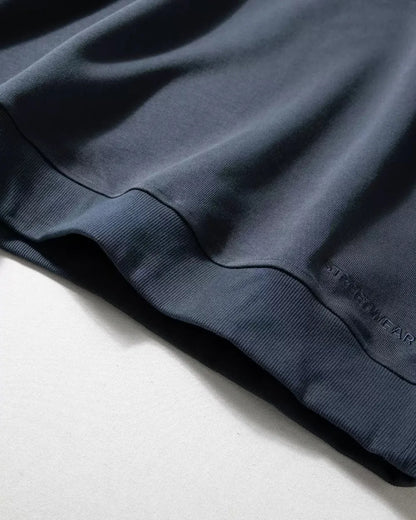 HALF ZIP STAND COLLAR SWEATSHIRT W1957