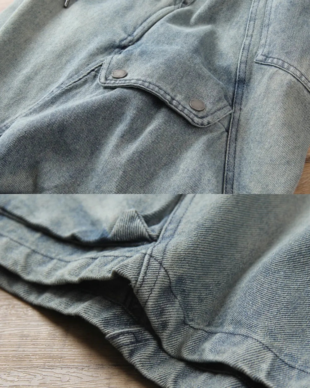VINTAGE DENIM SHORTS W1648