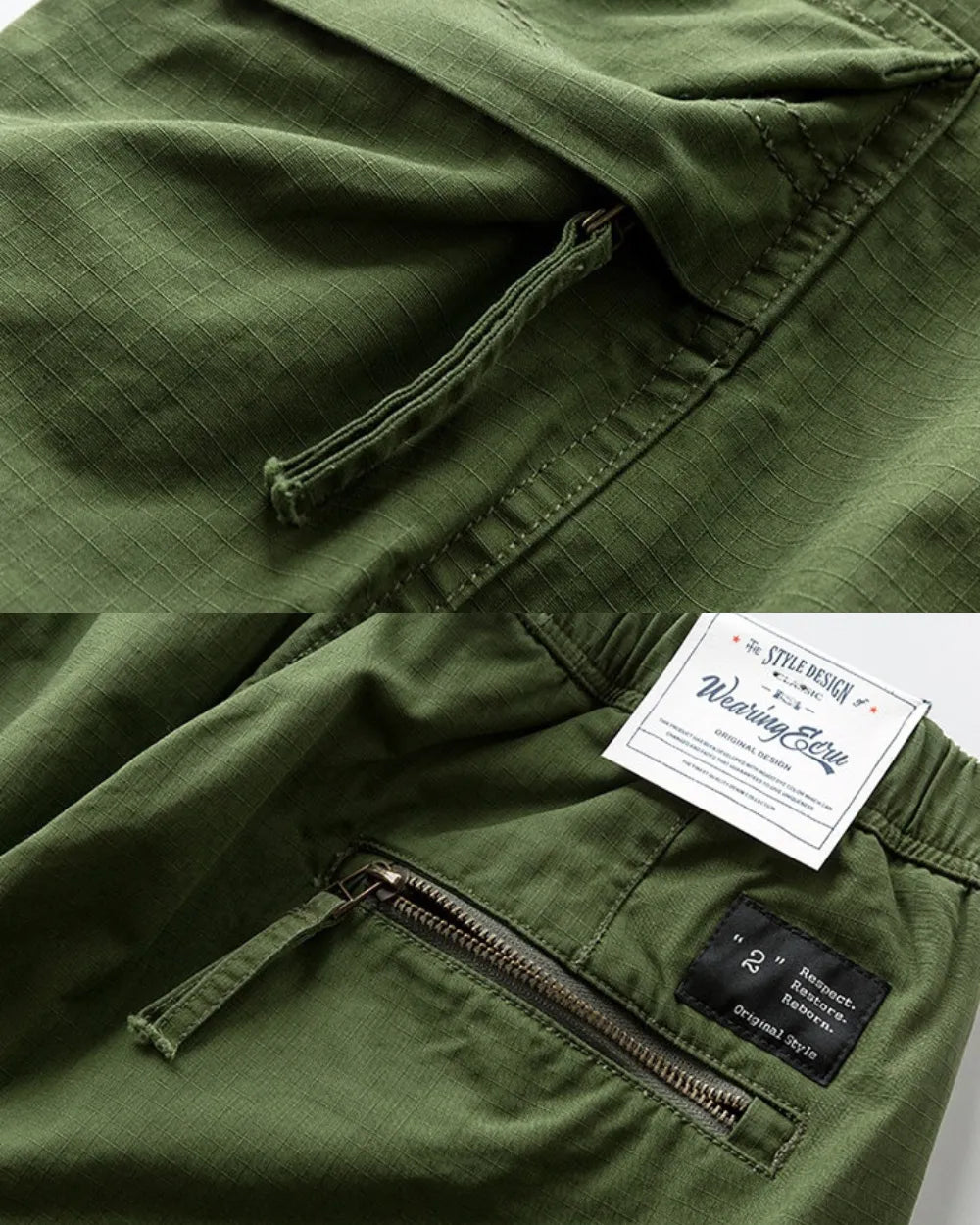 BELTED CARGO SHORTS W1654
