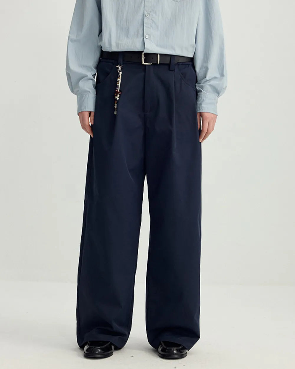 STRAIGHT LOOSE TUCK PANTS W1719