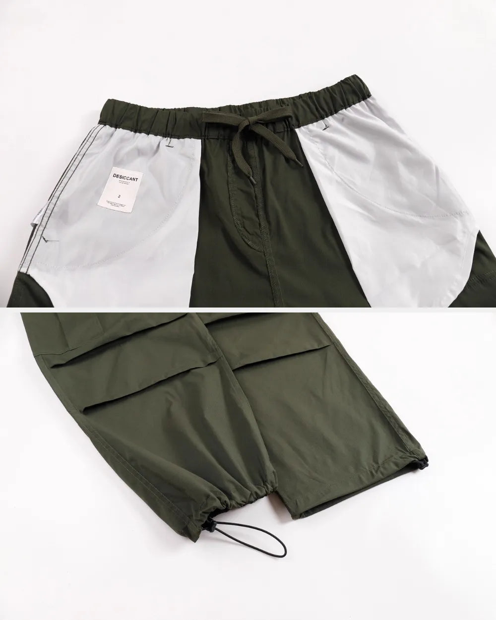 WATER-REPELLENT NYLON CARGO PANTS W1690