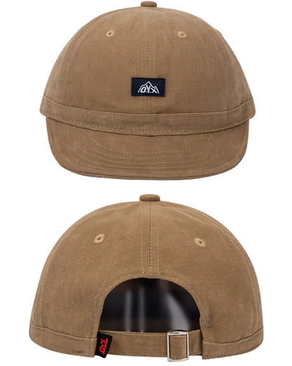 COTTON SHORT BRIM CAP W1687