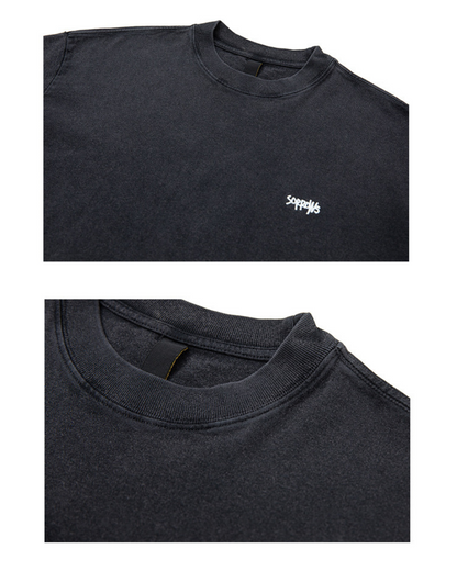 PIGMENT DYED LOGO TEE W1455