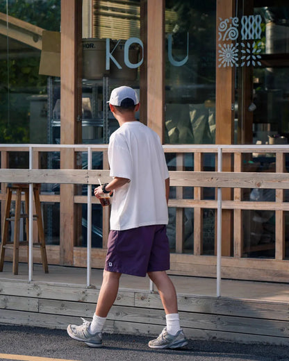 D EMBROIDERY NYLON SHORTS W1762