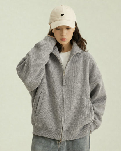 KNIT FULL ZIP JACKET W1922