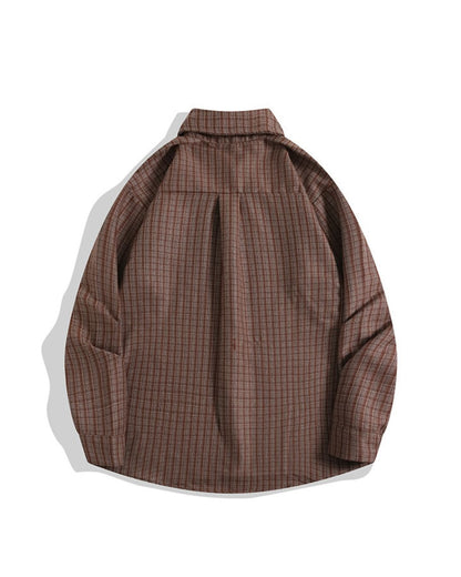 CHECKERED RAGLAN SHIRTS W1573