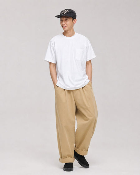 BALLOON WIDE PANTS W339