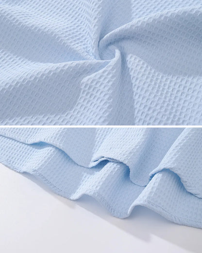 WAFFLE LOOSE SHIRTS W1658