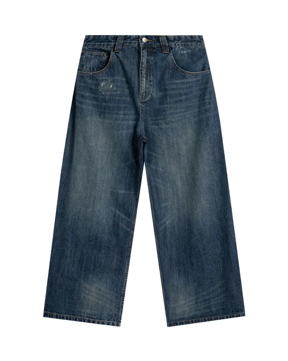 VINTAGE WASHED WIDE DENIM PANTS W1839
