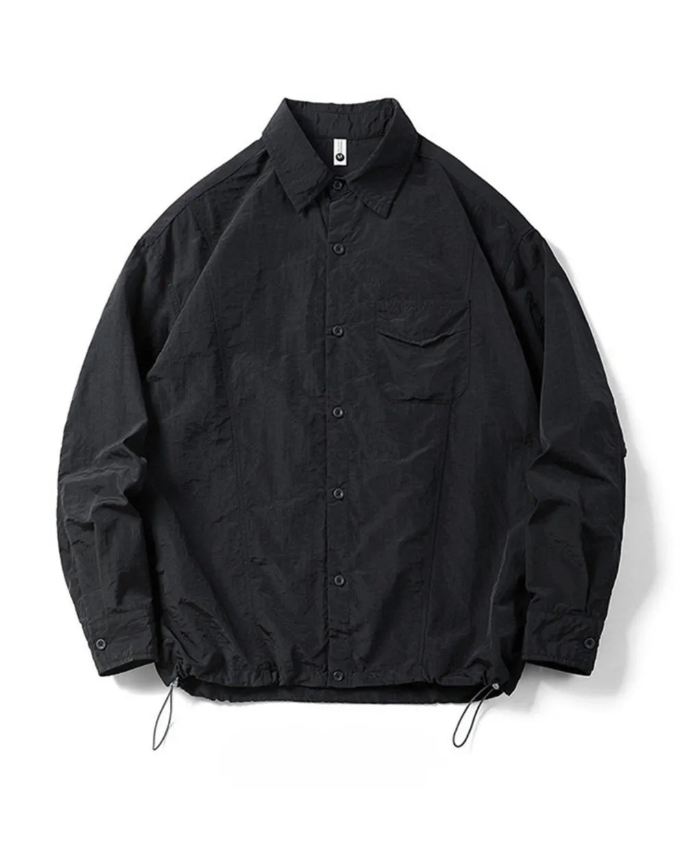 DRAWSTRING NYLON SHIRT W1956