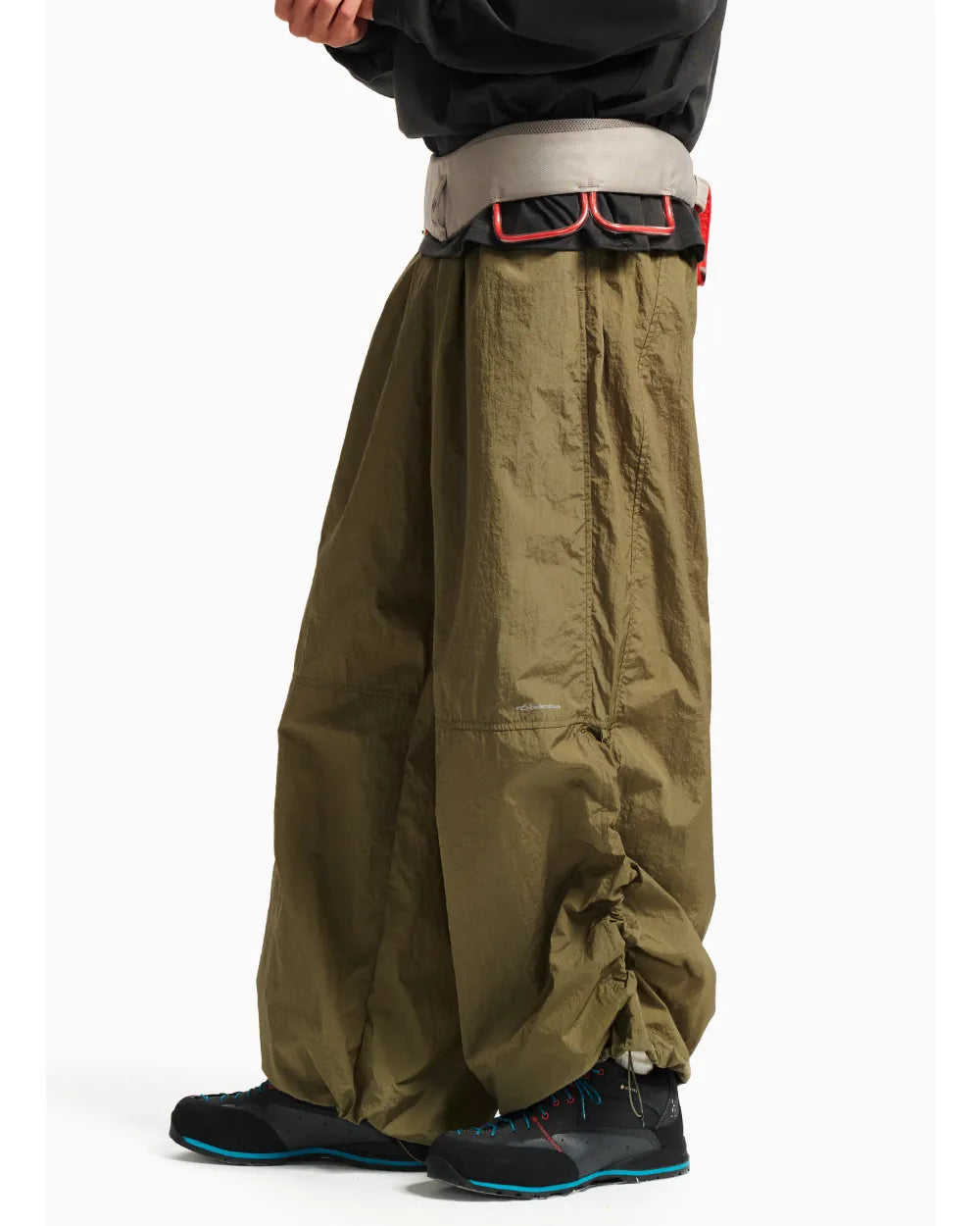 NYLON WIDE SNOW PANTS W1894