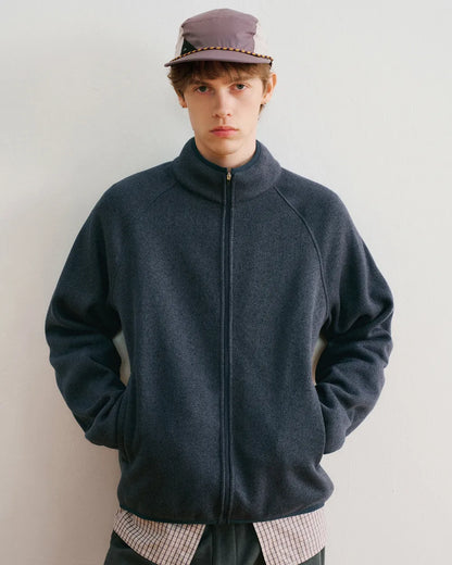 FLEECE STAND ZIP JACKET W1895