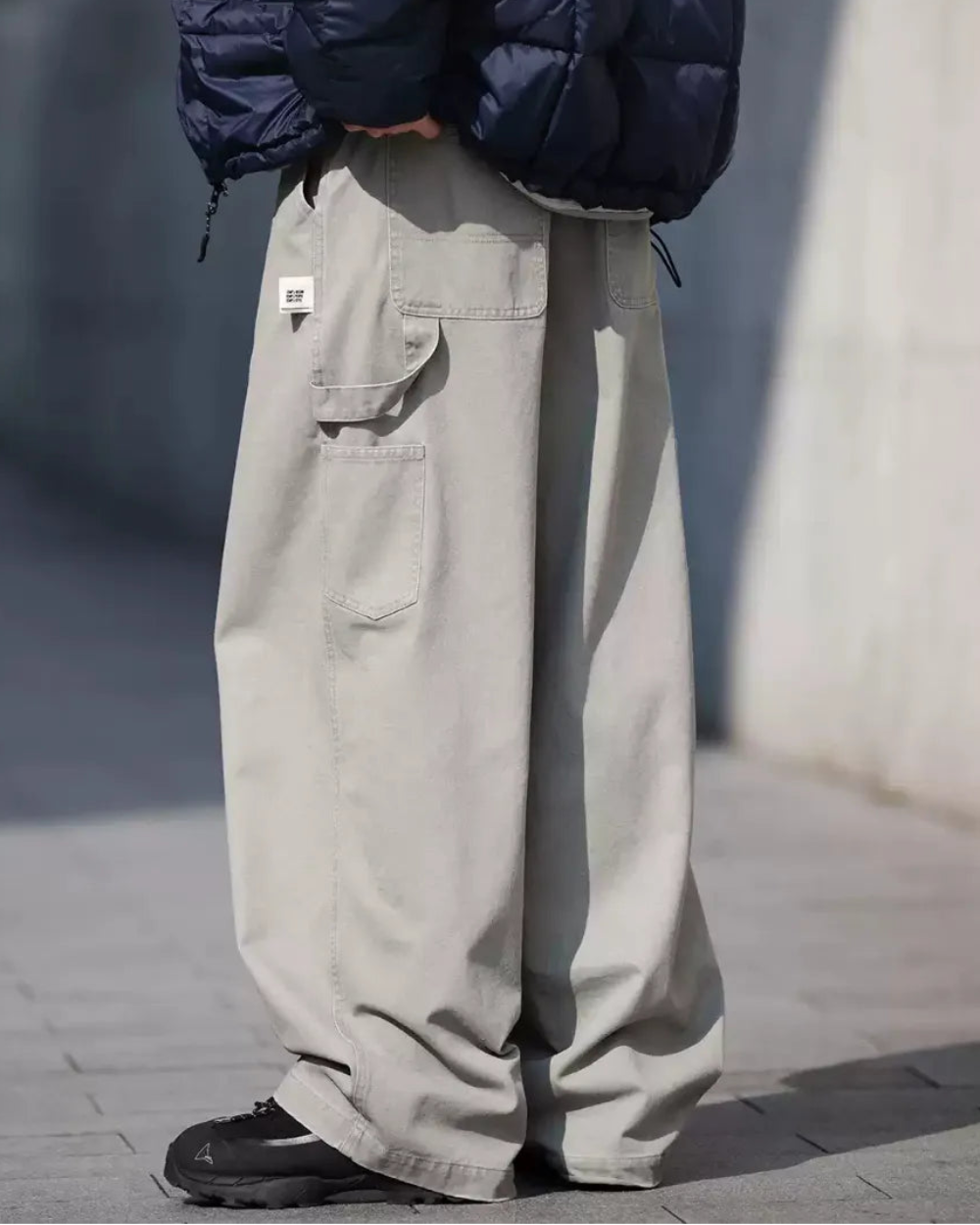 WIDE CARGO PANTS W1880