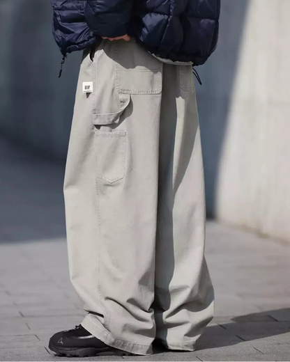 WIDE CARGO PANTS W1880