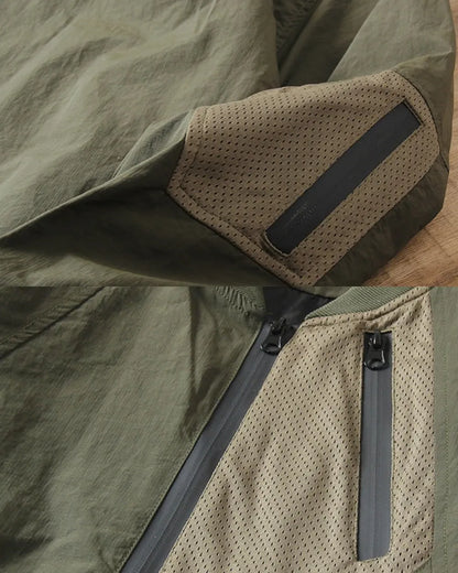 NYLON HALF ZIP TACTICAL PULLOVER W1918
