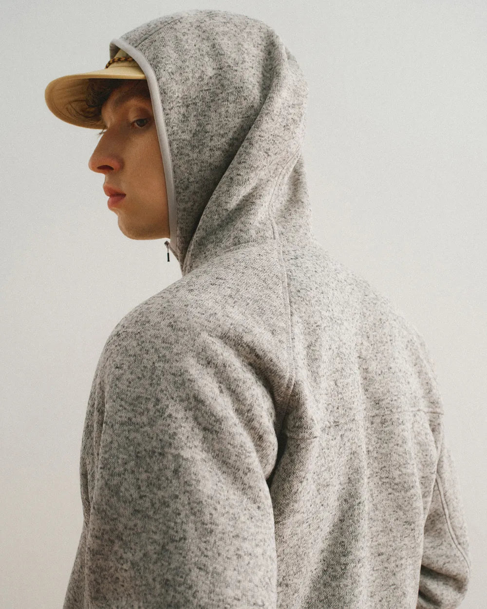 FLEECE HOODED ZIP JACKET W1896