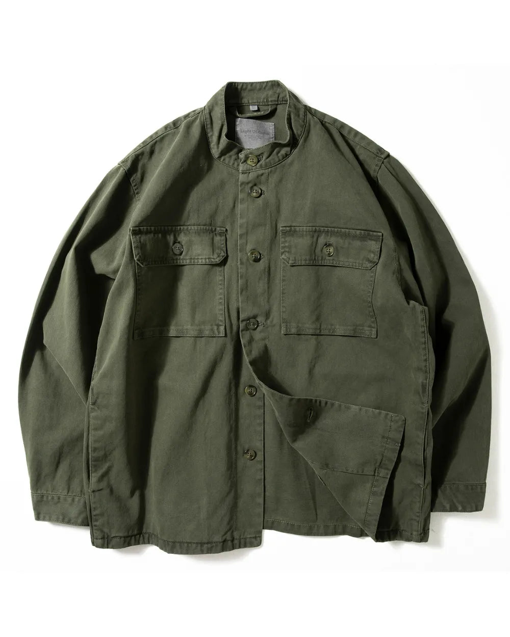 STAND COLLAR WORK SHIRT JACKET W1977