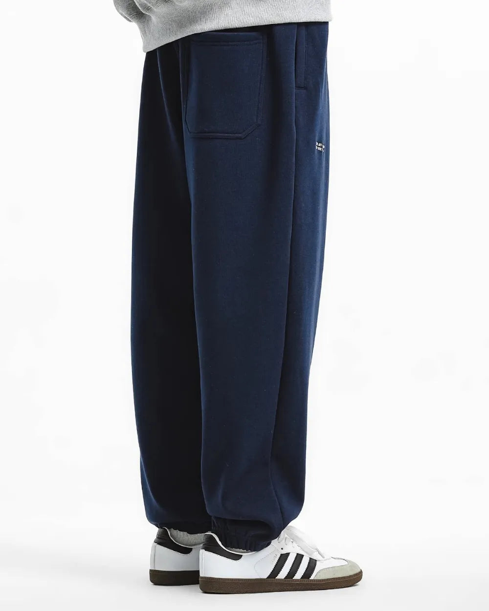 WIDE EMBROIDERED SWEAT PANTS W1861