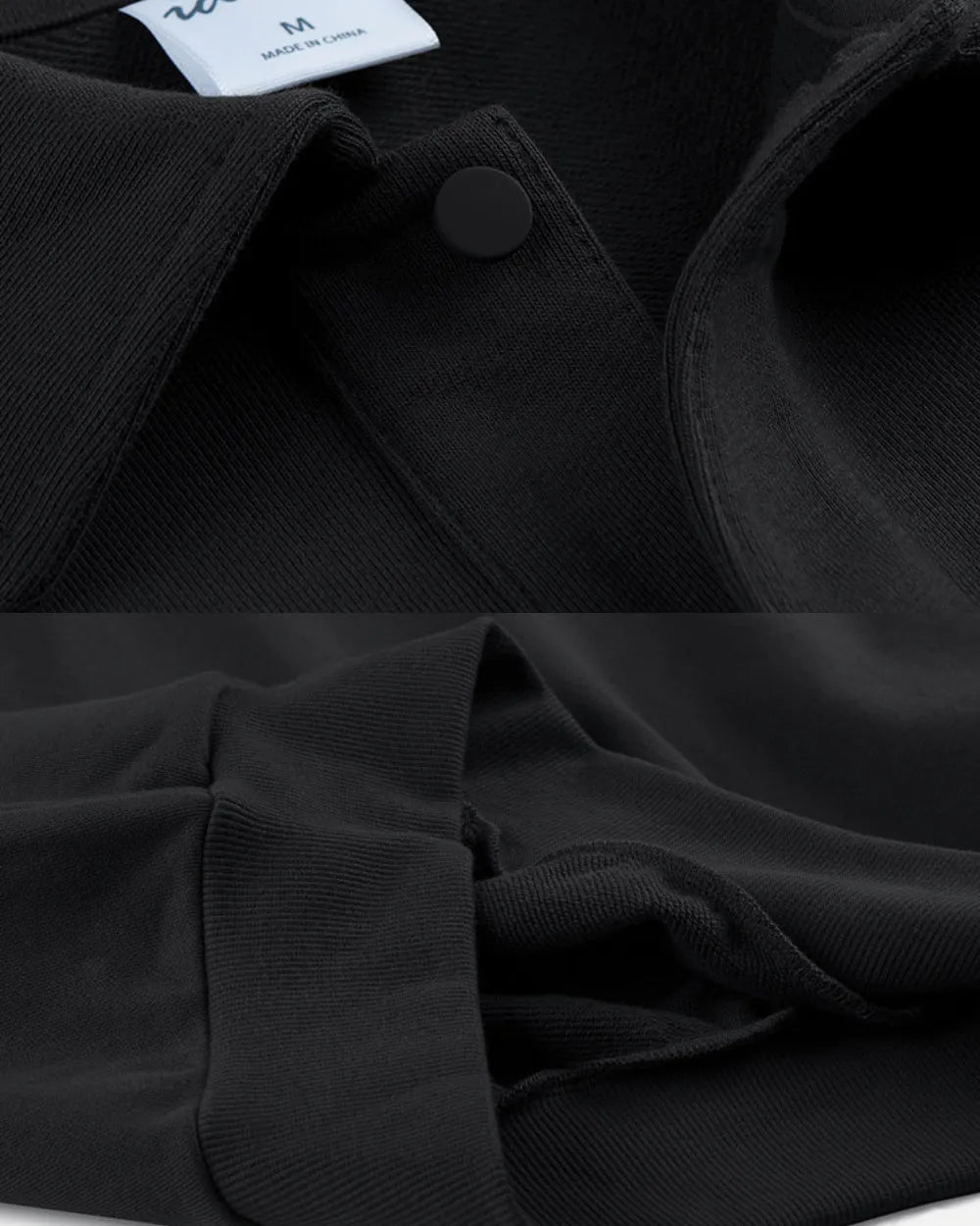 COLLAR SWEAT LOOSE POLO W1855