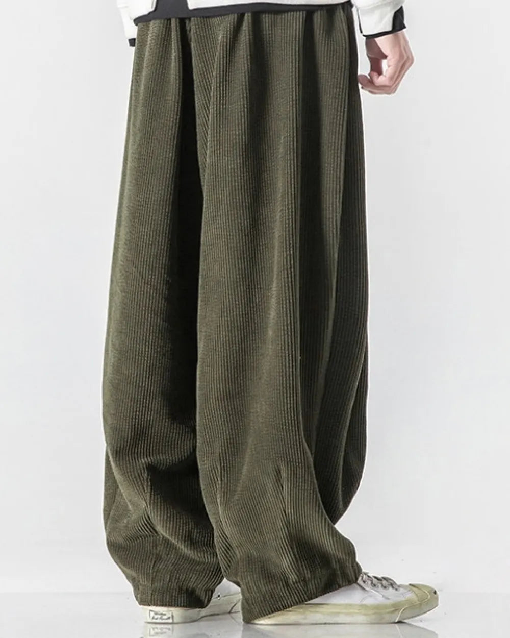 CORDUROY WIDE PANTS W1964