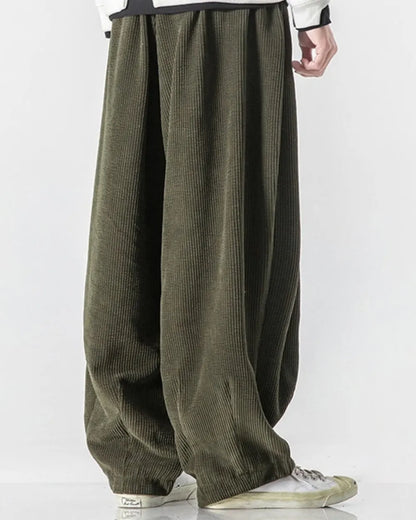 CORDUROY WIDE PANTS W1964