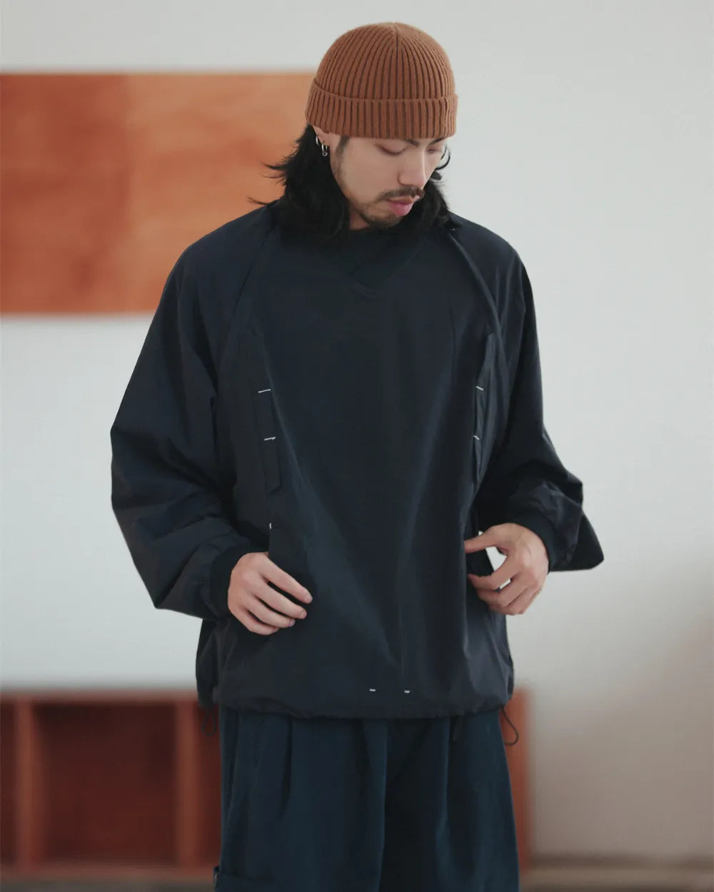 DETACHABLE SLEEVE 2WAY JACKET W1900