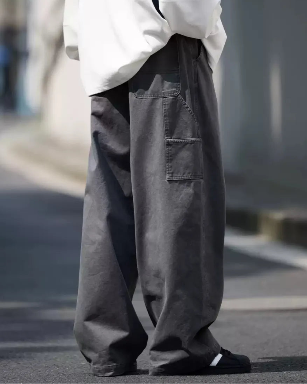 WIDE CARGO PANTS W1880