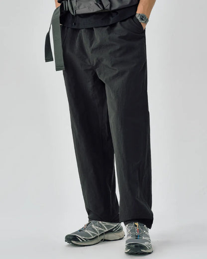 NYLON STRAIGHT EASY PANTS W1897