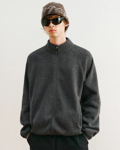 FLEECE STAND ZIP JACKET W1895
