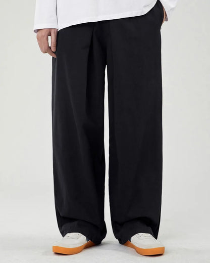 WIDE TUCKED CHINO PANTS W1873