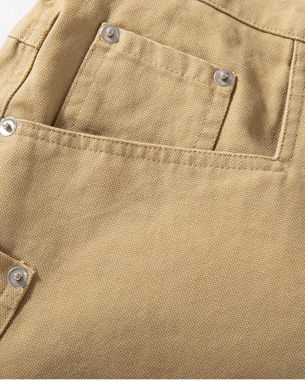 LOOSE FIT CURVED CARGO PANTS W1990