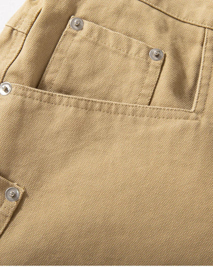 LOOSE FIT CURVED CARGO PANTS W1990