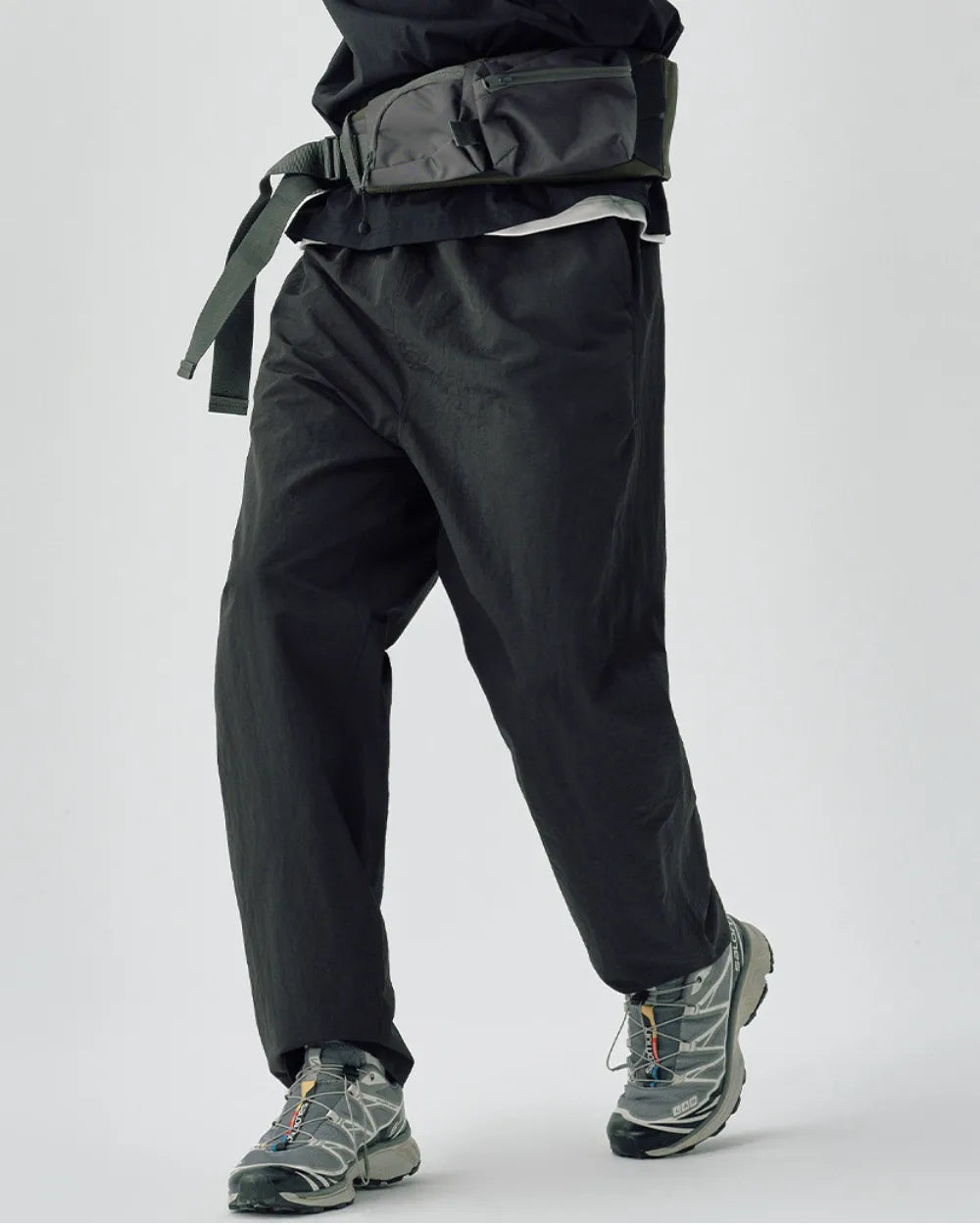 NYLON STRAIGHT EASY PANTS W1897