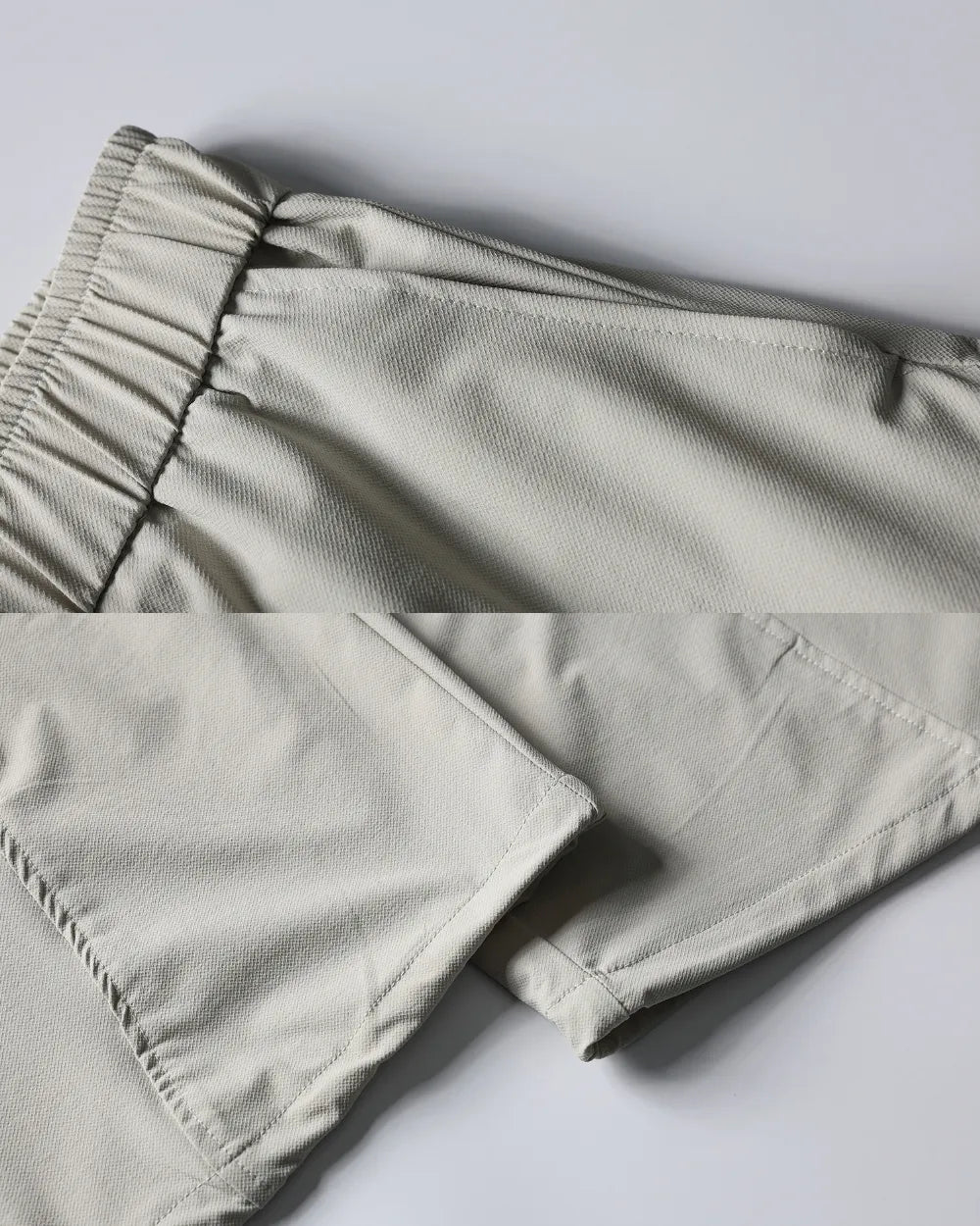 STRETCH NYLON WIDE CARGO PANTS W1862
