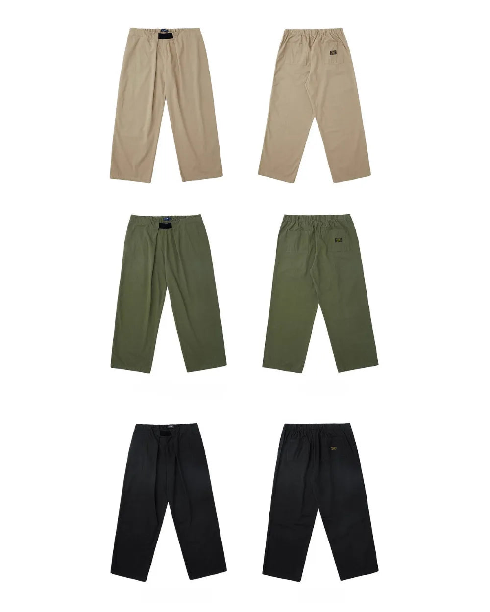 WIDE TUCKED CHINO PANTS W1873