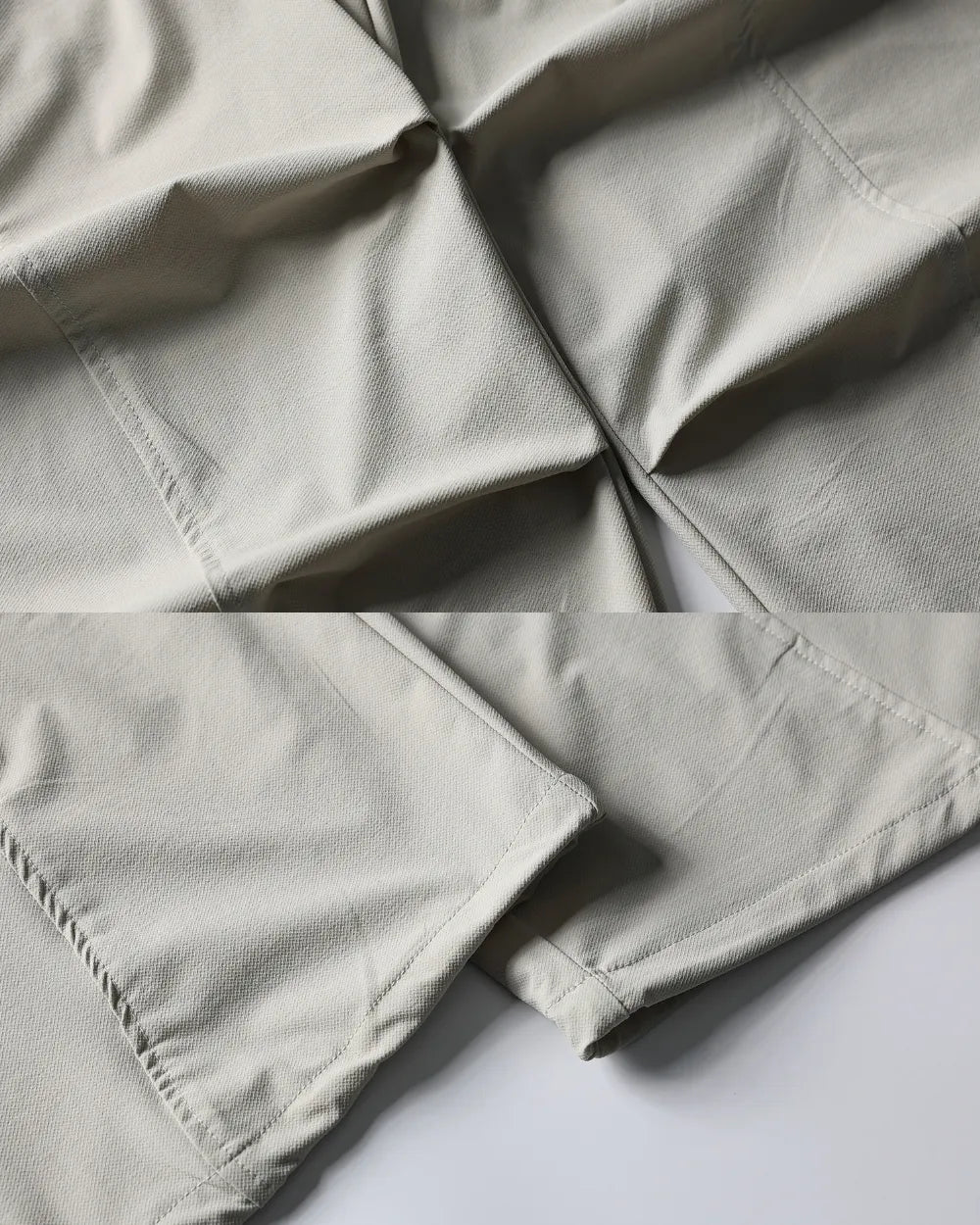 STRETCH NYLON WIDE CARGO PANTS W1862
