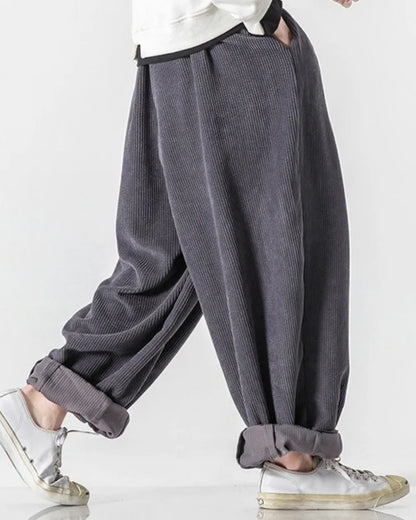 CORDUROY WIDE PANTS W1964