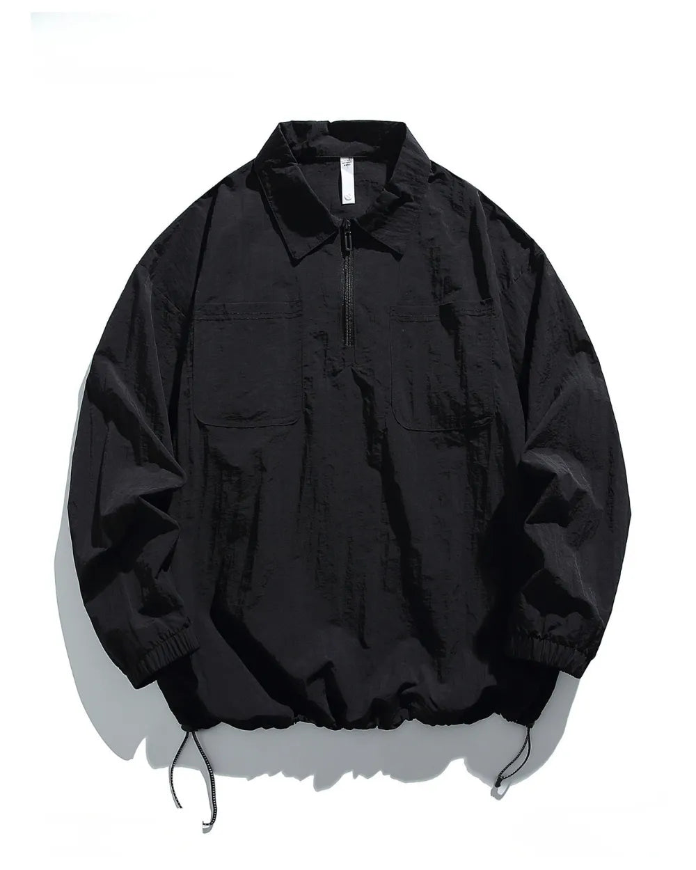 HALF ZIP NYLON PULLOVER JACKET W1846