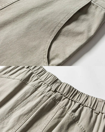 VINTAGE WASHED SEAM WIDE PANTS W1852