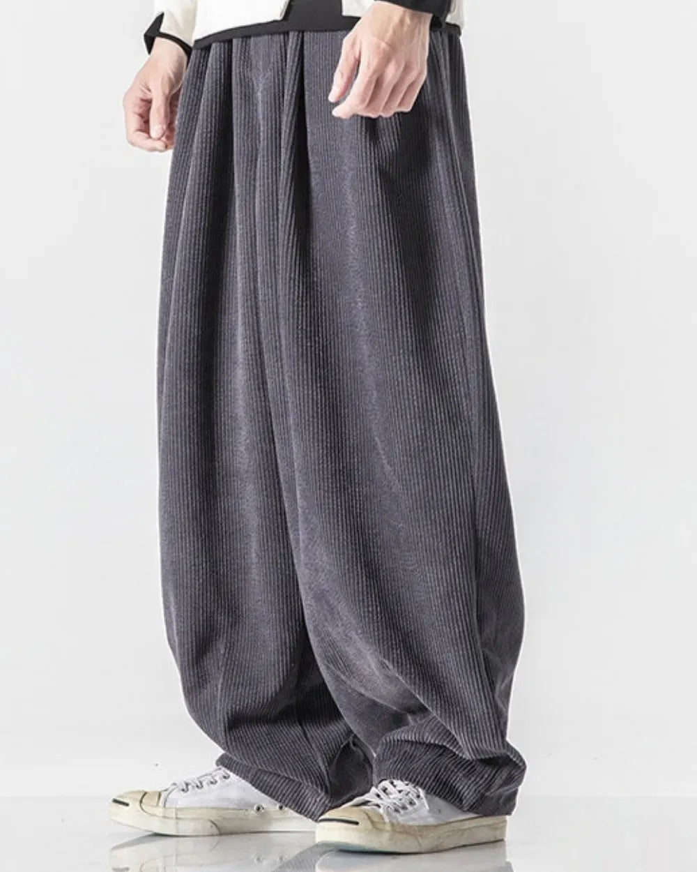 CORDUROY WIDE PANTS W1964