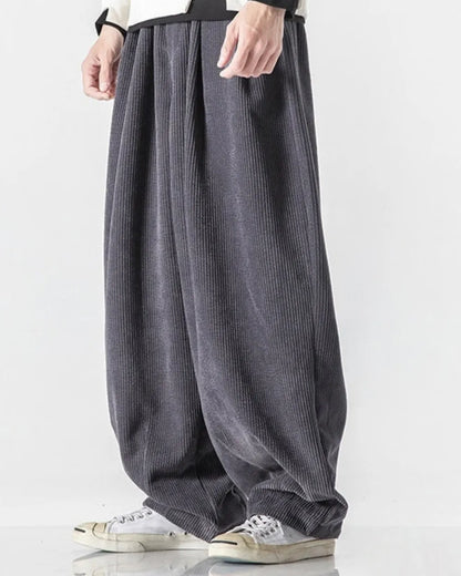 CORDUROY WIDE PANTS W1964
