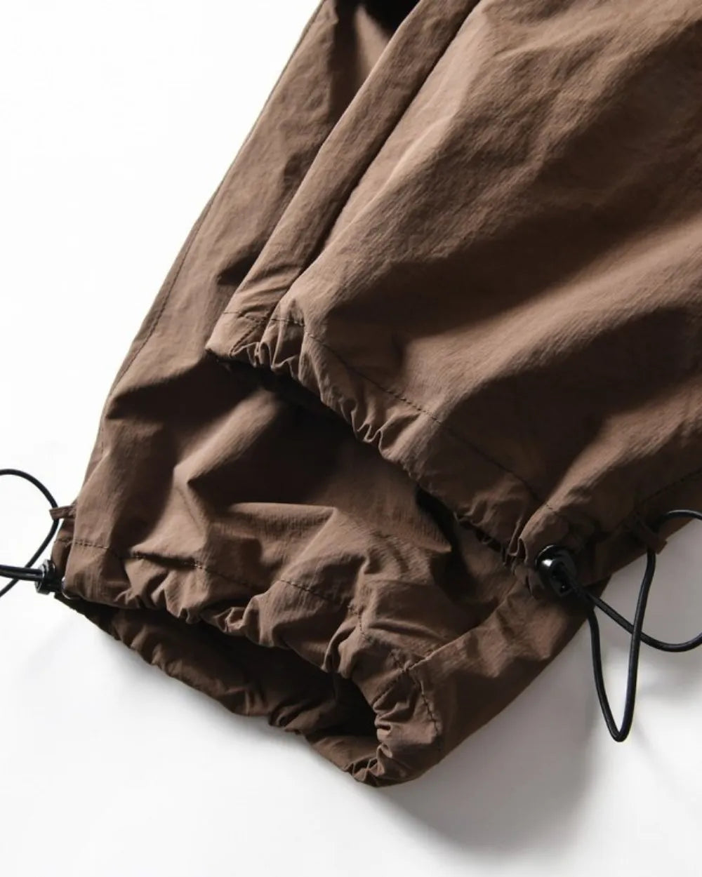 DRAWSTRING WIDE CARGO PANTS W1998