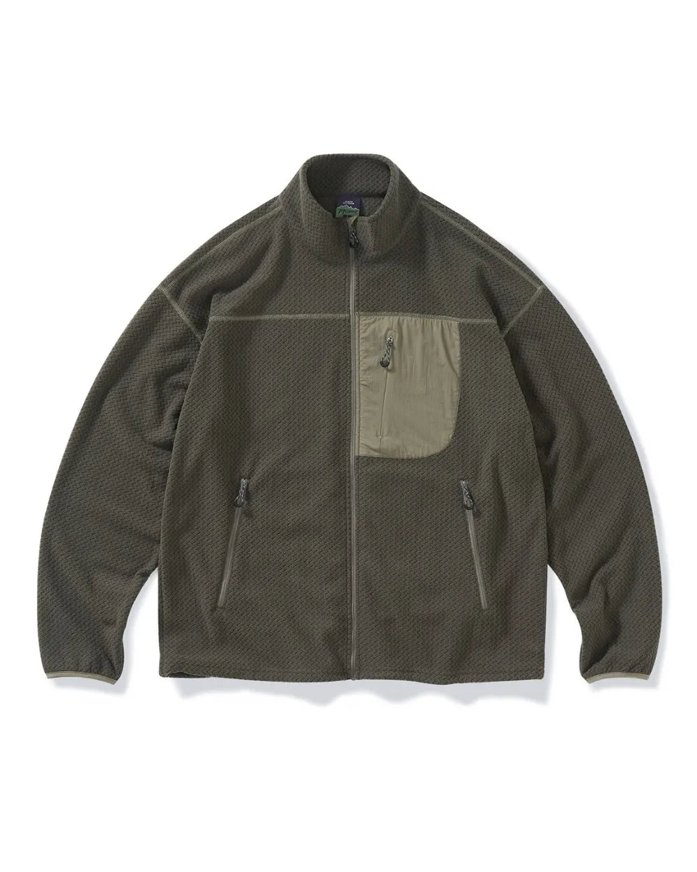 FLEECE ZIP UP ZIPPER JACKET W1933