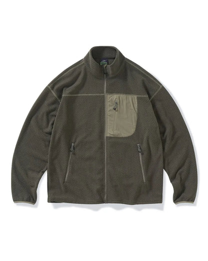 FLEECE ZIP UP ZIPPER JACKET W1933