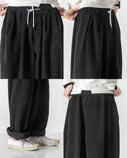 CORDUROY WIDE PANTS W1964